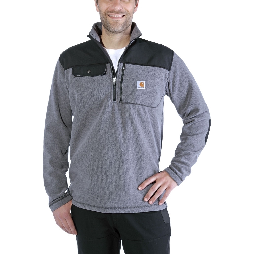 fallon half zip sweater fleece