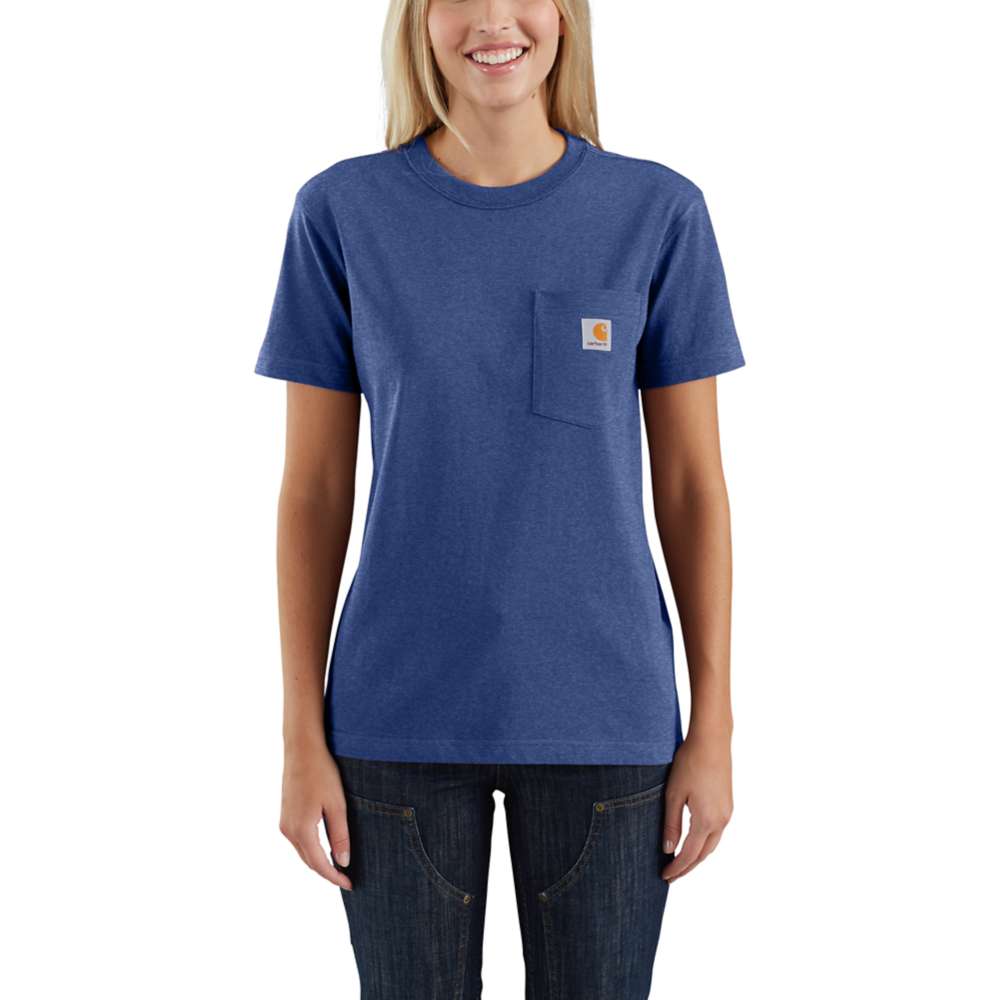 Product image of Carhartt Womens Pocket Workwear Ribknit Short Sleeve T-Shirt M - Bust 36-37' (91-94cm)