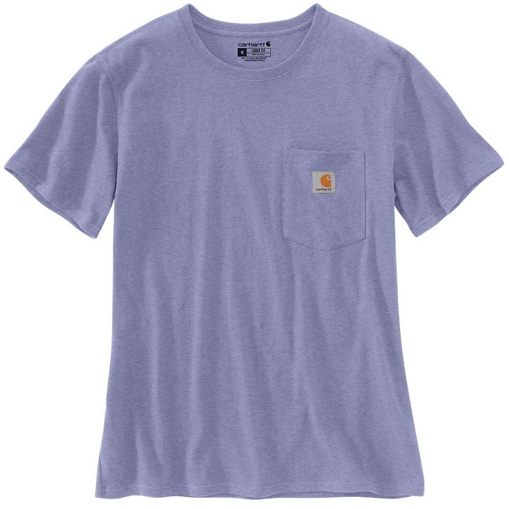 Carhartt Womens Pocket Workwear Ribknit Short Sleeve T-Shirt L - Bust 38.5-40’ (98-102cm)