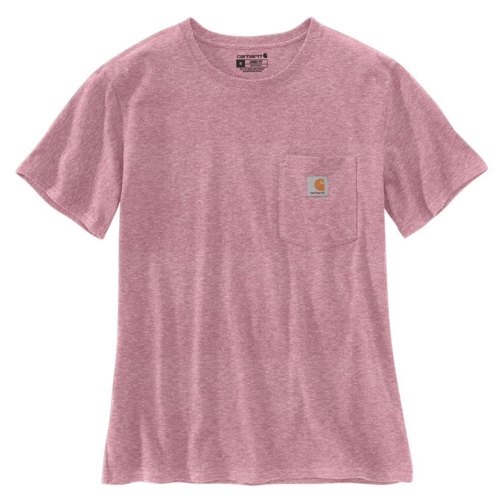 Carhartt Womens Pocket Workwear Ribknit Short Sleeve T-Shirt M - Bust 36-37’ (91-94cm)