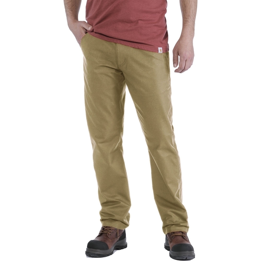 Carhartt Mens Rugged Stretch Relaxed Fit Chino Trousers Waist 34’ (86cm), Inside Leg 36’ (91cm)