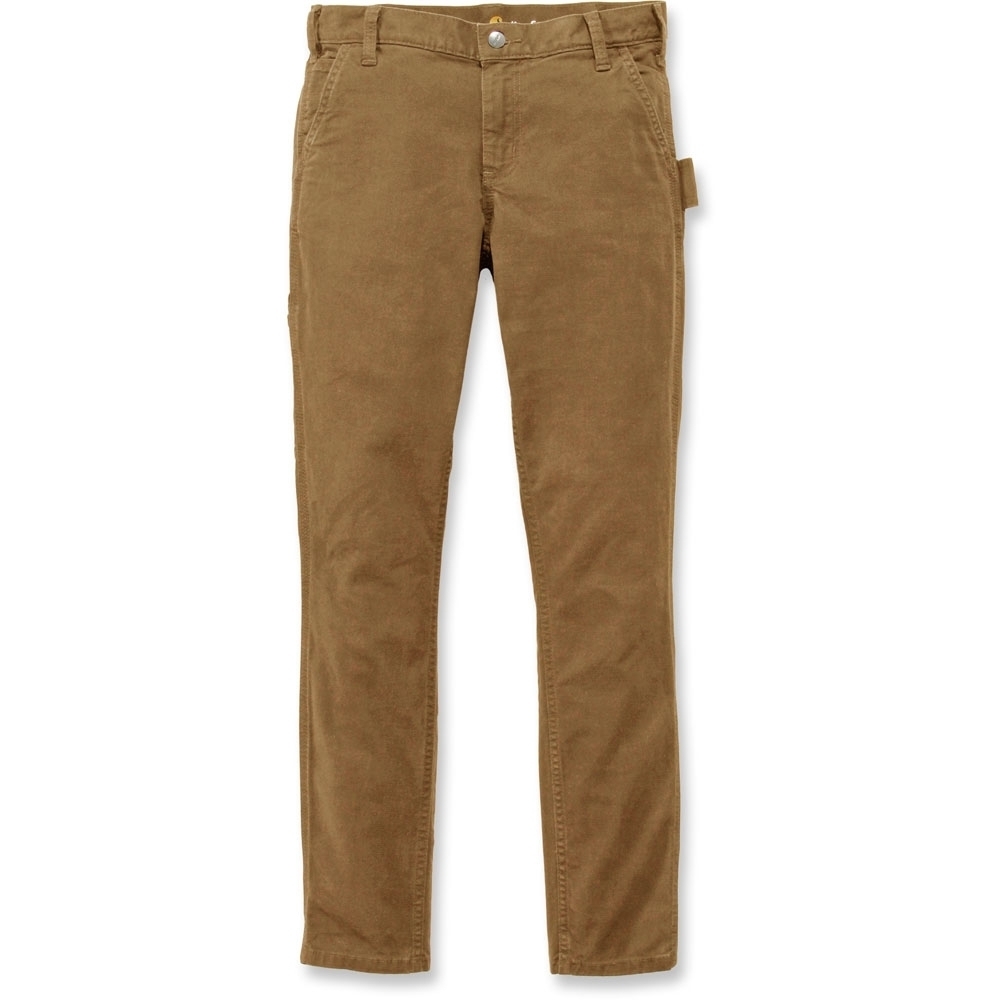 Carhartt Womens Slim-Fit Crawford Rugged Stretch Trousers 18 - Waist 38’ (97cm), Inside Leg 31-32’