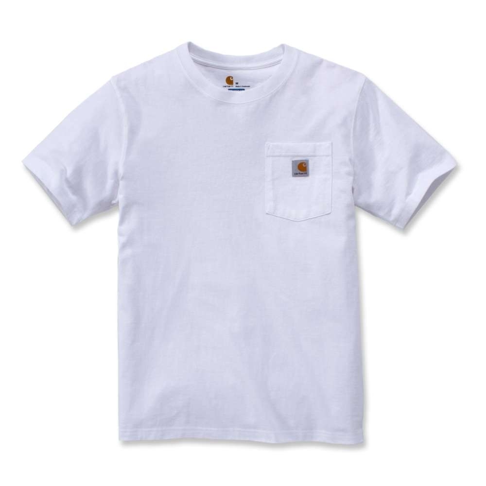 Carhartt Mens Workw Pocket Short Sleeve Cotton T Shirt Tee XXL - Chest 50-52’ (127-132cm)