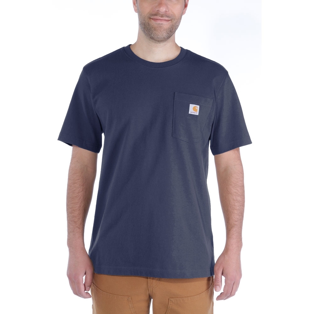 Carhartt Mens Pocket Workwear Crew Neck Short Sleeve T-Shirt S - Chest 34-36’ (86-91cm)