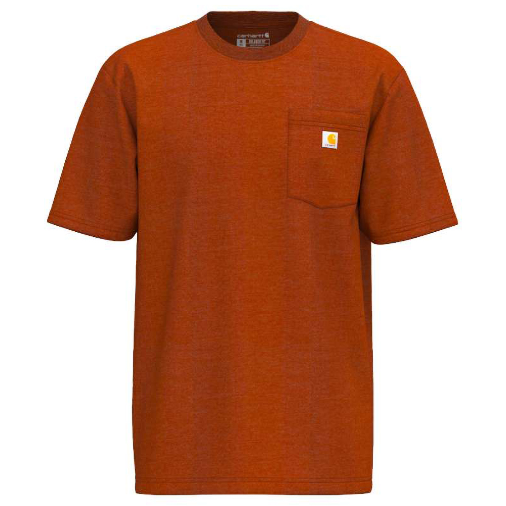Regular and Plus Sizes Carhartt K87 Workwear Pocket Short Sleeve T-Shirt 