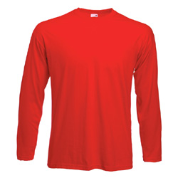 Fruit of the Loom Long Sleeve Value T Shirt