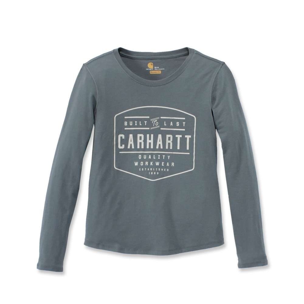 Carhartt Womens Graphic Long Sleeve Cotton T Shirt Tee S - Bust 34-35’ (86-89cm)