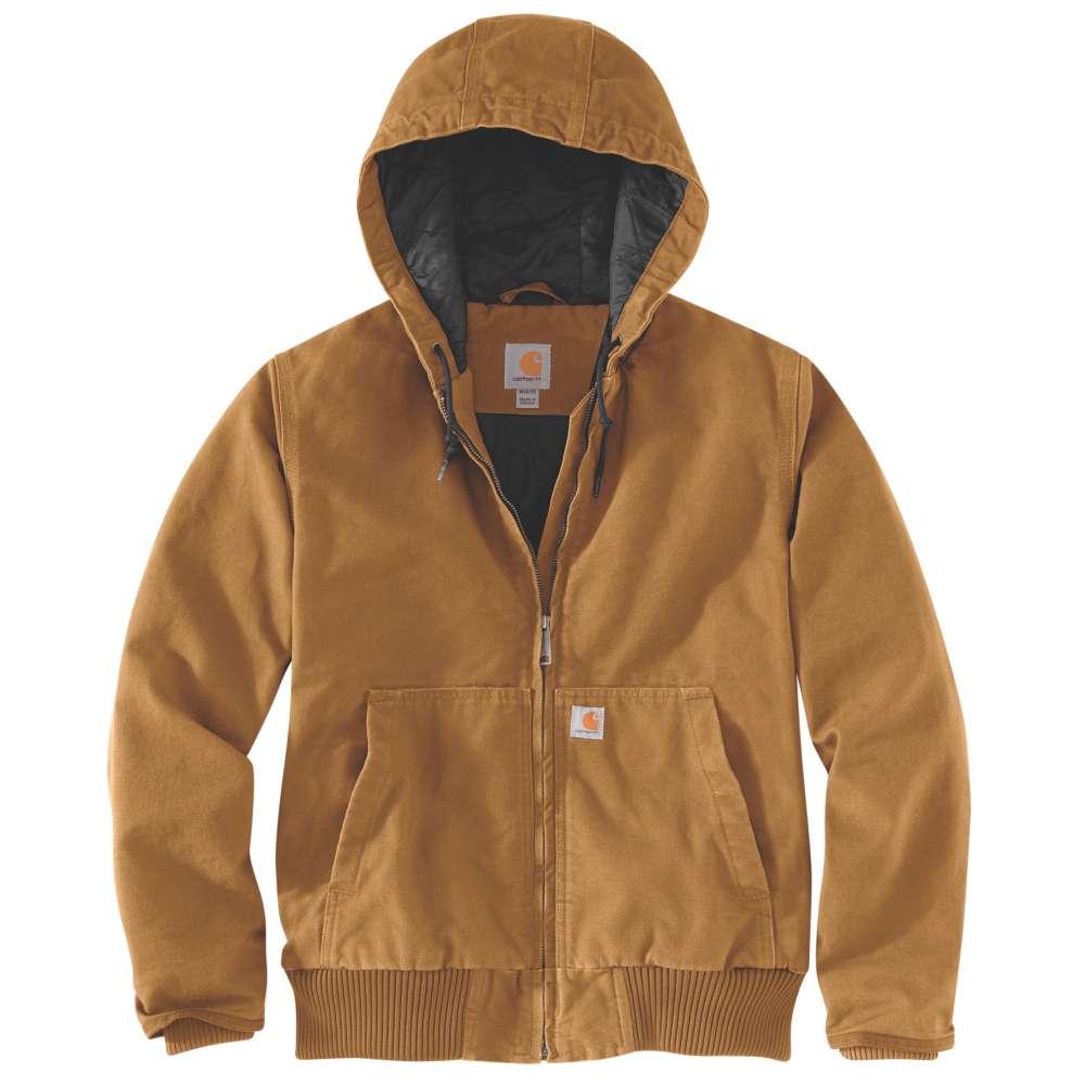 Carhartt Womens Washed Duck Hooded Active Work Jacket Coat XL - Bust 41.5-43.5’ (105-110cm)