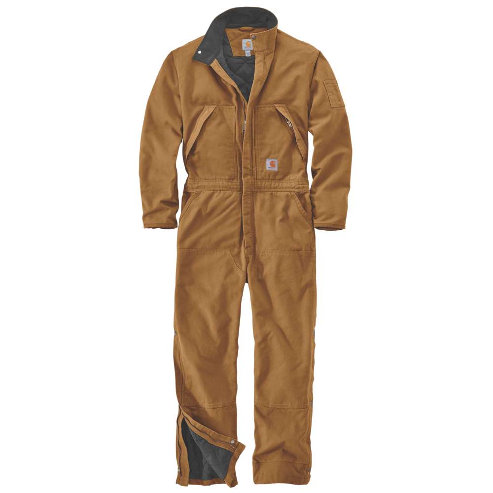 Carhartt Mens Washed Duck Durable Insulated Coverall XXL - Chest 44-47’ (112-119.5cm)