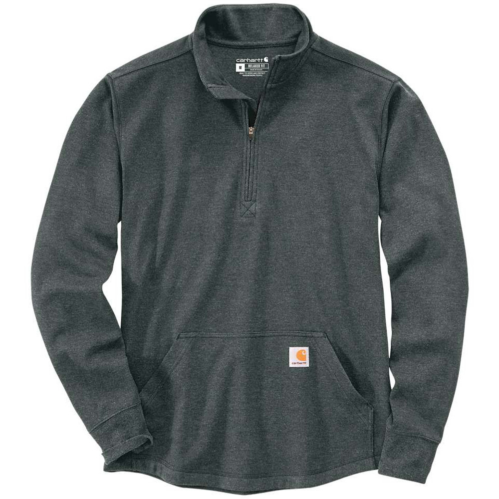 Carhartt Mens Half Zip Thermal Long Sleeve T Shirt XXL - Chest 50-52’ (127-132cm)