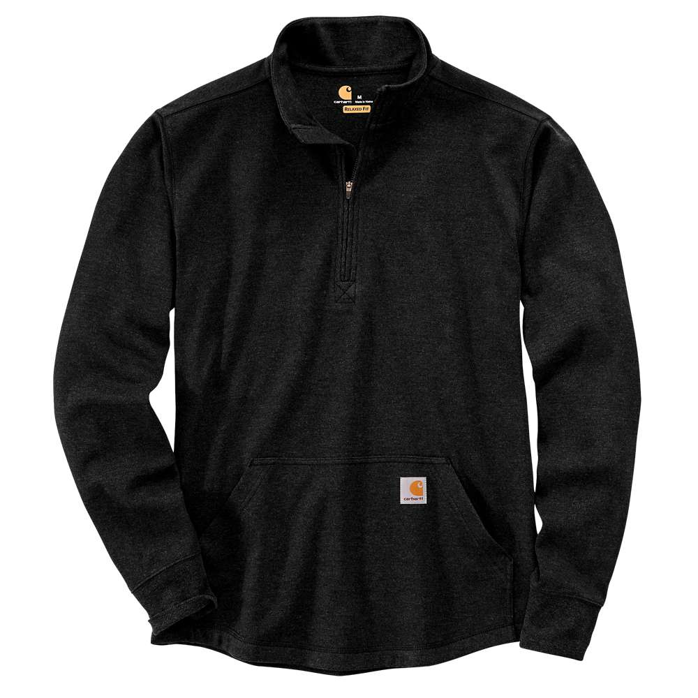 Carhartt Mens Half Zip Thermal Long Sleeve T Shirt S - Chest 34-36’ (86-91cm)