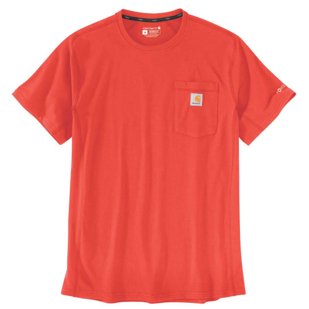 Carhartt Mens Force Flex Pocket Relaxed Short Sleeve T Shirt S - Chest 34-36’ (86-91cm)