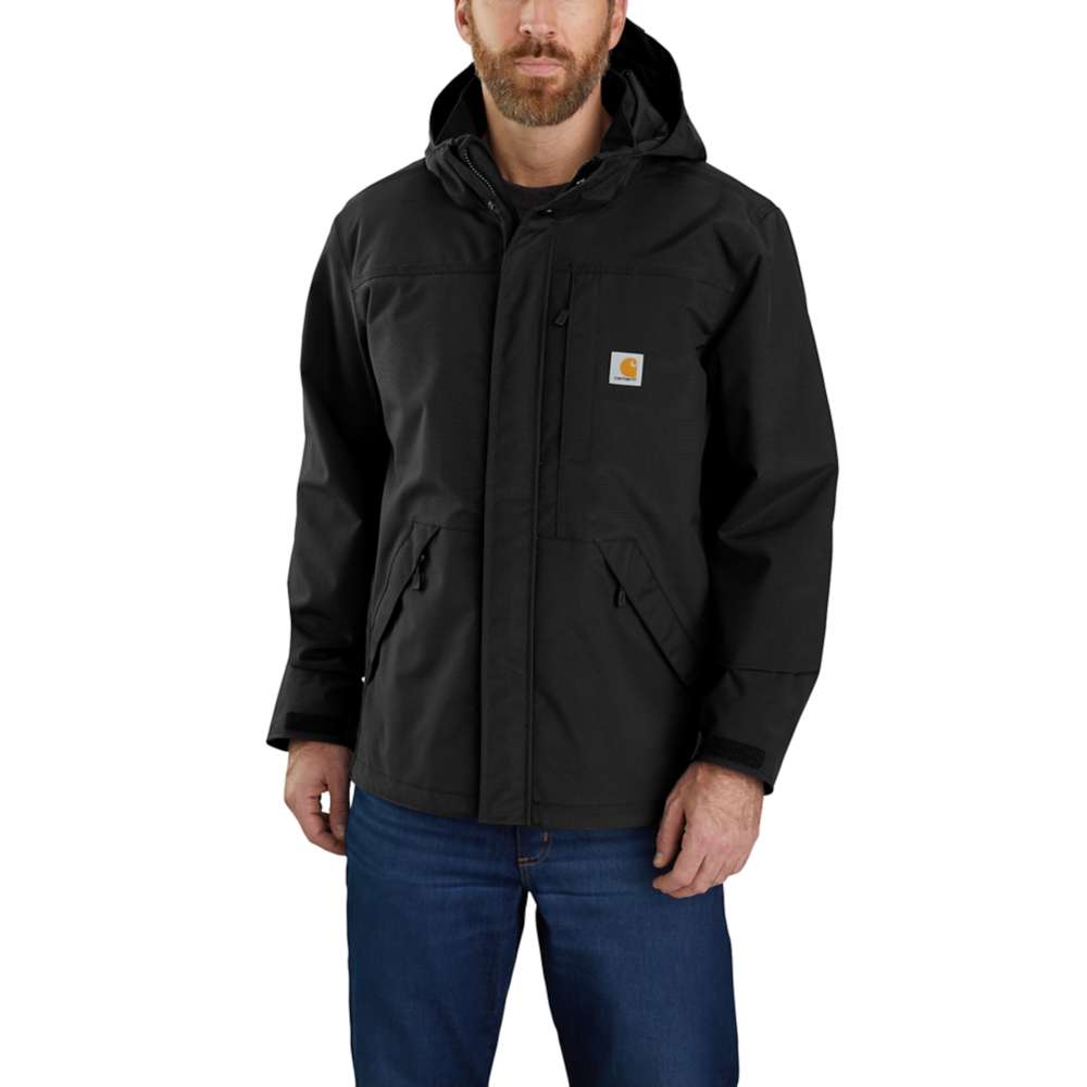 Carhartt Mens Shoreline Waterproof Breathable Rain Jacket XL - Chest 46-48’ (117-122cm)