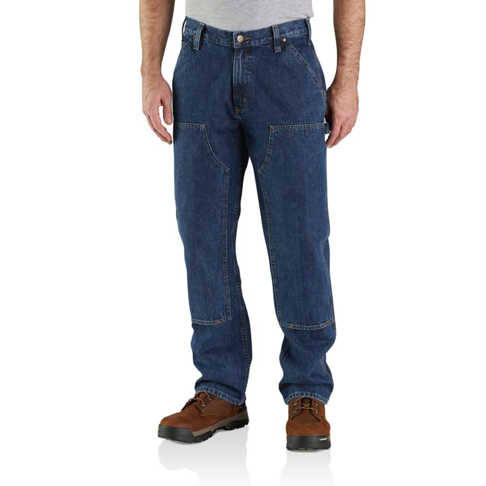 Carhartt Mens Double Front Loose Fit Logger Jeans Waist 34’ (86cm), Inside Leg 34’ (86cm)