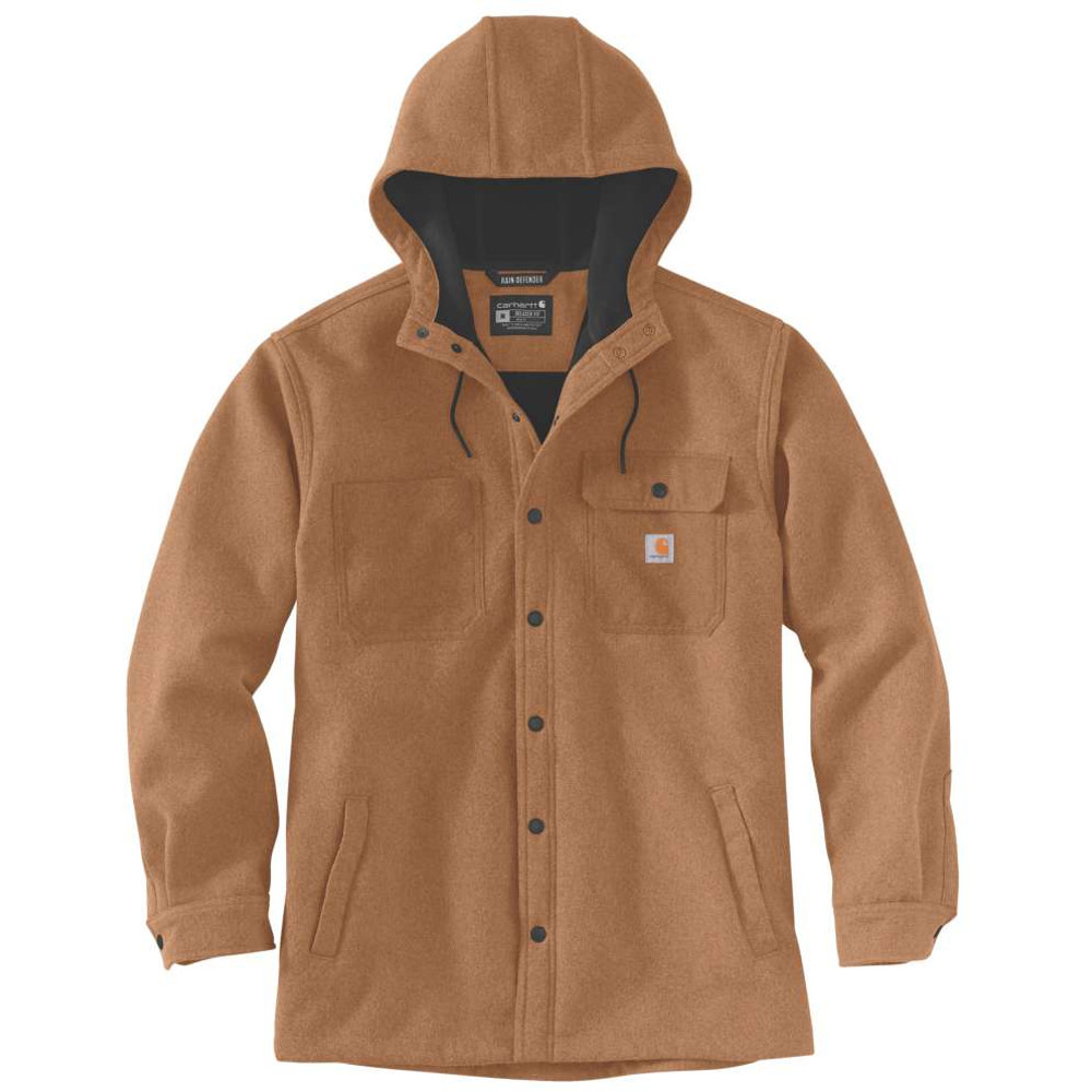 Carhartt Mens Wind & Rain Relaxed Fit Bonded Shirt Jacket XXL - Chest 50-52’ (127-132cm)