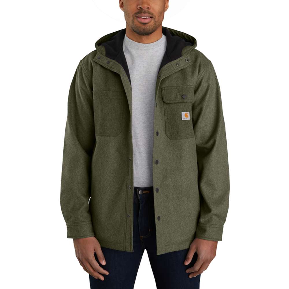 Carhartt Mens Wind & Rain Relaxed Fit Bonded Shirt Jacket S - Chest 34-36’ (86-91cm)