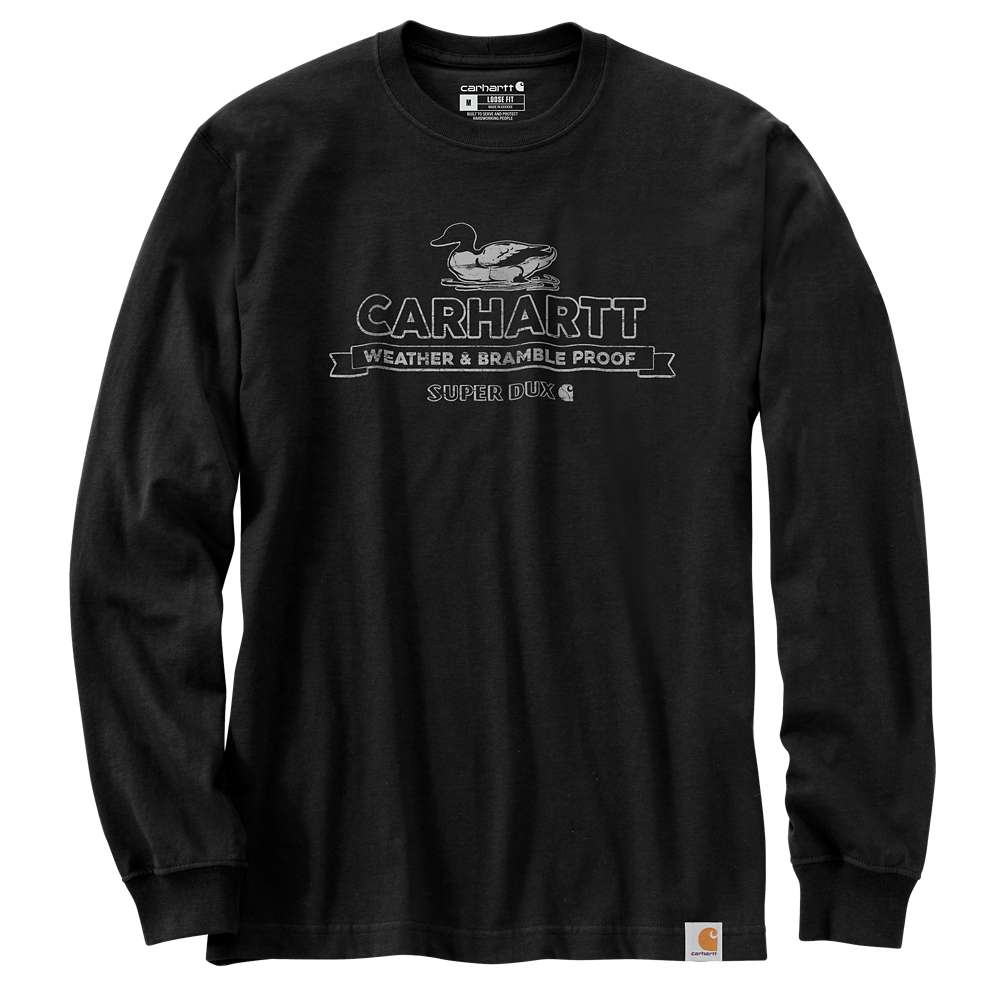 Carhartt Mens Super Dux Graphic Long Sleeve T Shirt S - Chest 34-36’ (86-91cm)