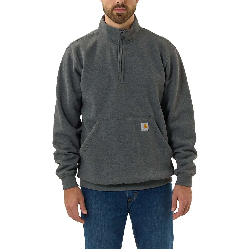 Carhartt Mens Quarter Zip Loose Fit Mock Neck Sweatshirt XL - Chest 46-48’ (117-122cm)
