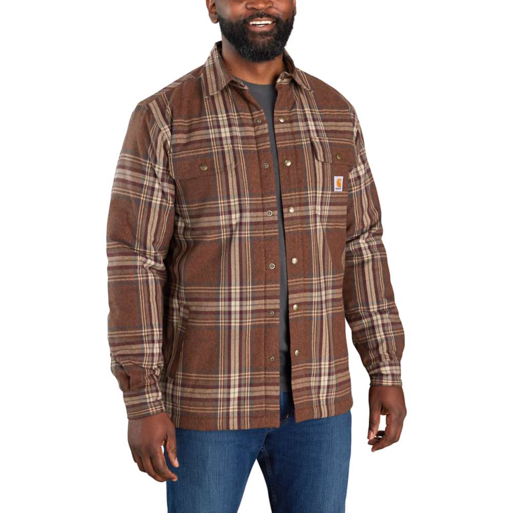 Carhartt Mens Flannel Sherpa Lined Relaxed Fit Shirt Jacket M - Chest 38-40’ (97-102cm)