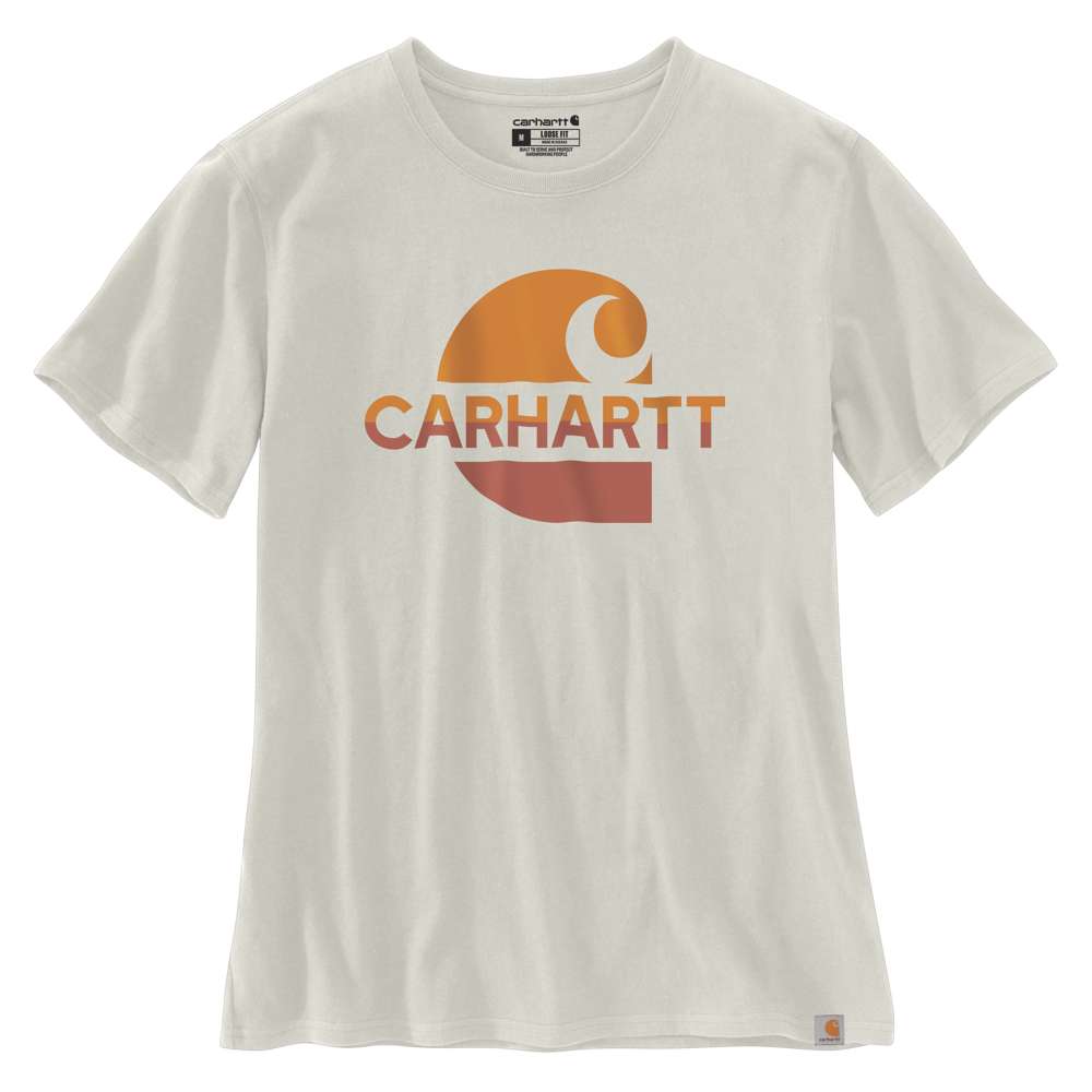 Carhartt Womens Loose Fit Short Sleeve Graphic T-Shirt XL - Bust 41.5-43.5’ (105-110cm)