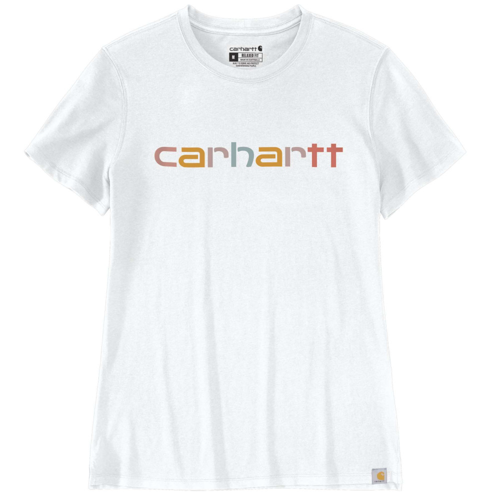 Carhartt Womens Lightweight Short Sleeve Graphic T Shirt S - Bust 34-35’ (86-89cm)