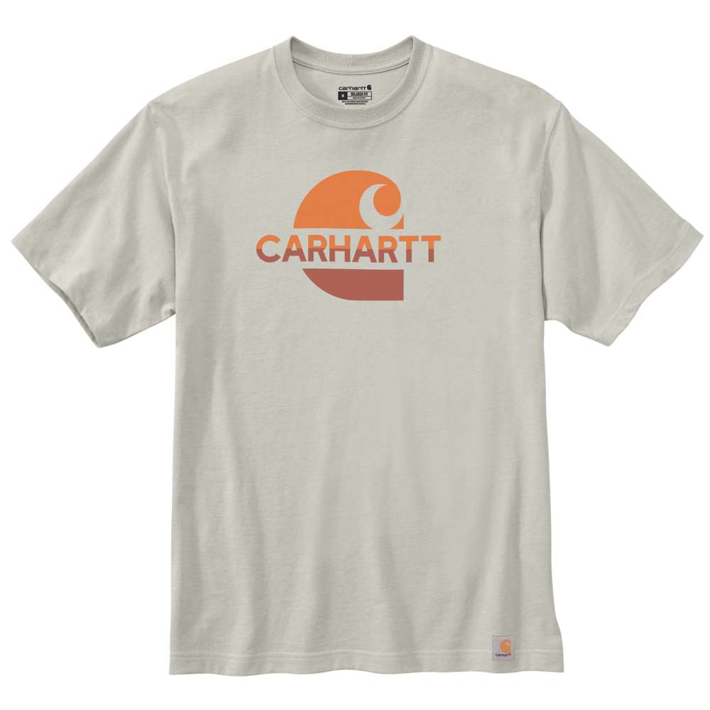 Carhartt Mens Heavyweight Short Sleeve C Graphic T Shirt S - Chest 34-36’ (86-91cm)