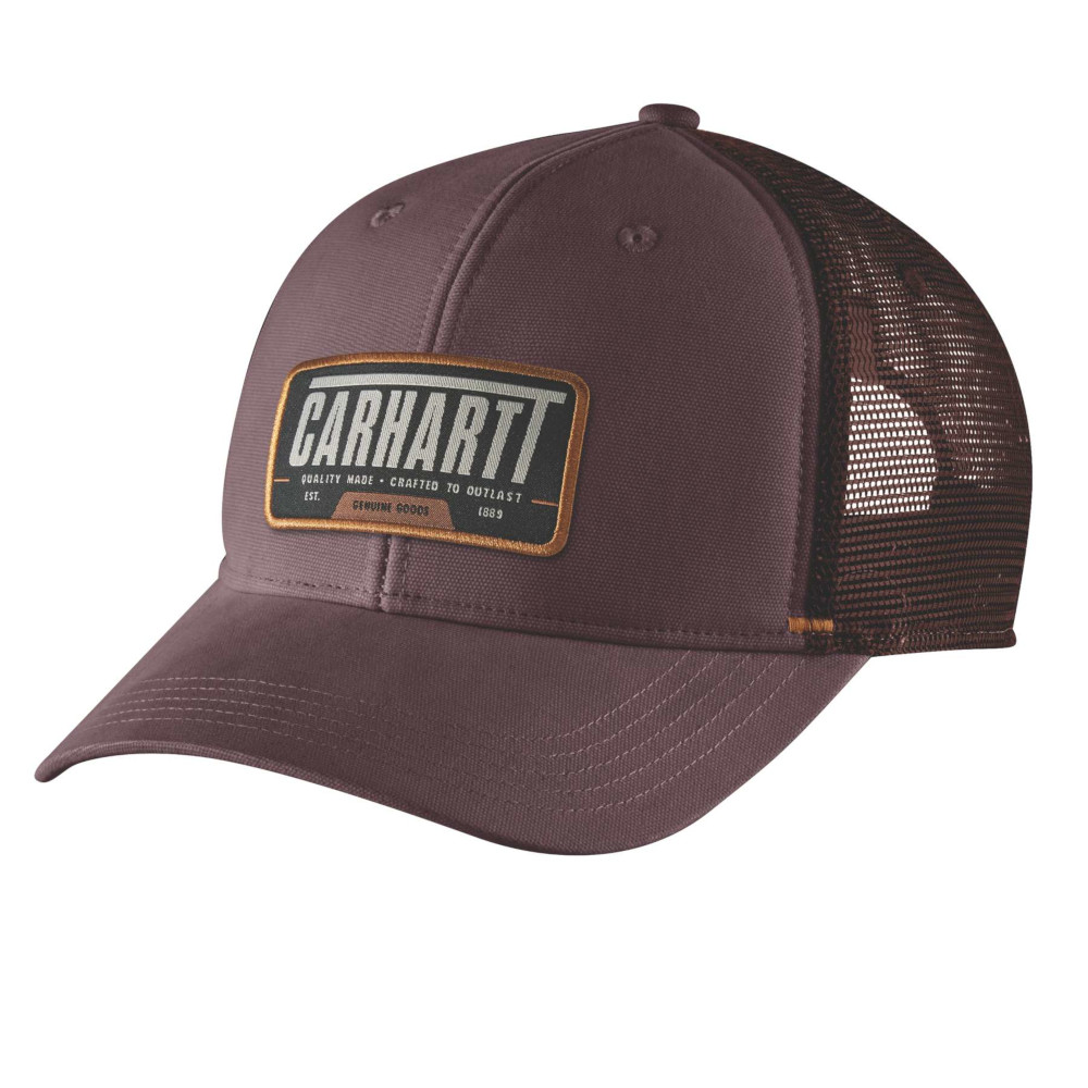 Carhartt Mens Canvas Mesh Back Graphic Cap One Size