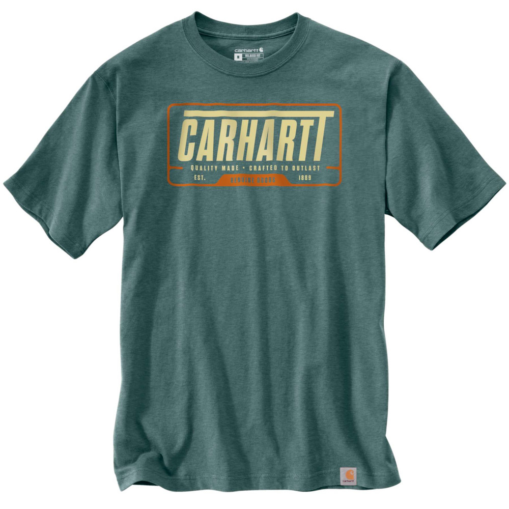 Carhartt Mens Heavyweight Short Sleeve Graphic T Shirt L - Chest 42-44’ (107-112cm)