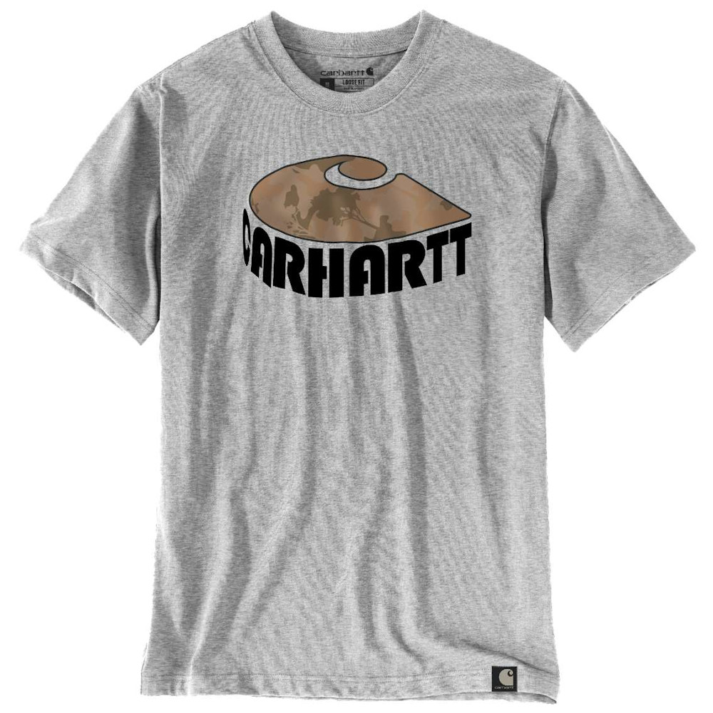Carhartt Mens Short Sleeve Camo C Graphic T Shirt S - Chest 34-36’ (86-91cm)