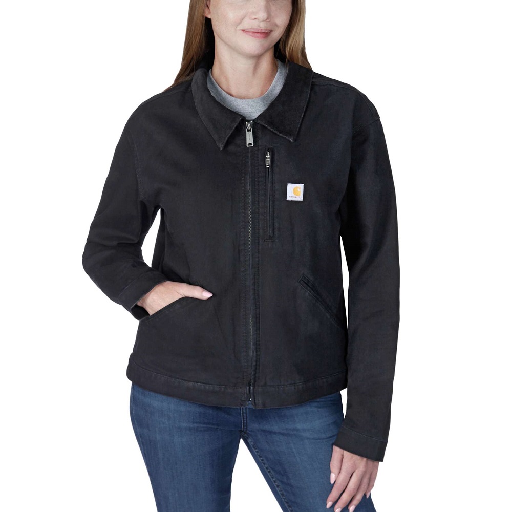 Carhartt Womens Relaxed Fit Canvas Detroit Jacket M - Bust 36-37’ (91-94cm)