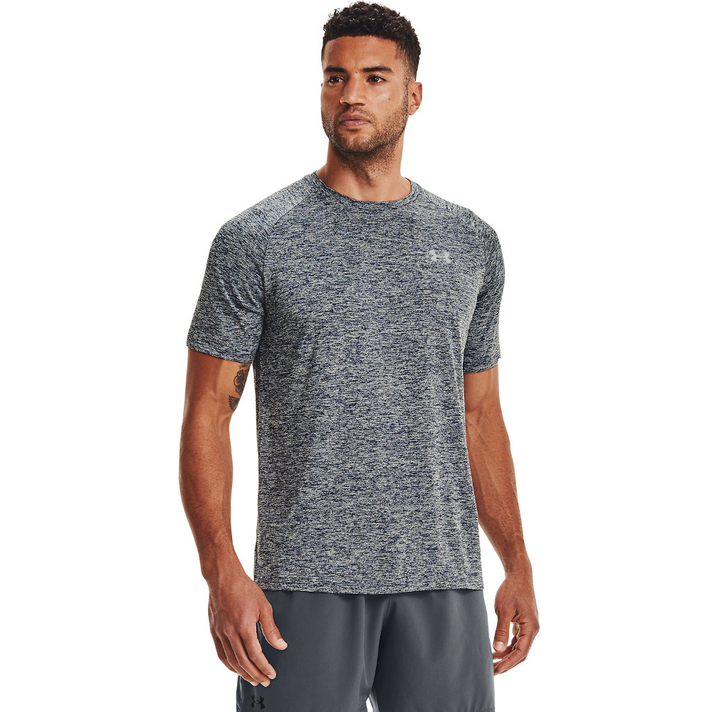 Under Armour Mens Tech Fast Wicking Tee T Shirt L - Chest 42-44’ (106.7-111.8cm)