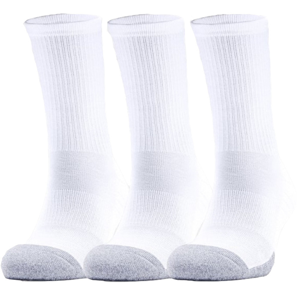 Product image of Under Armour Mens Heat Gear Crew Wicking Long Training Socks Medium