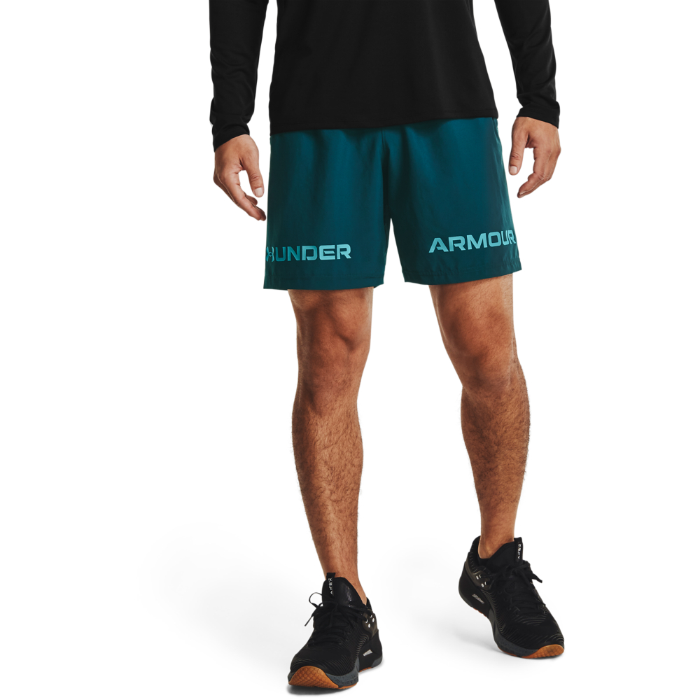 Under Armour Mens Woven Graphic WM Athletic Training Shorts S- Waist 28-29’