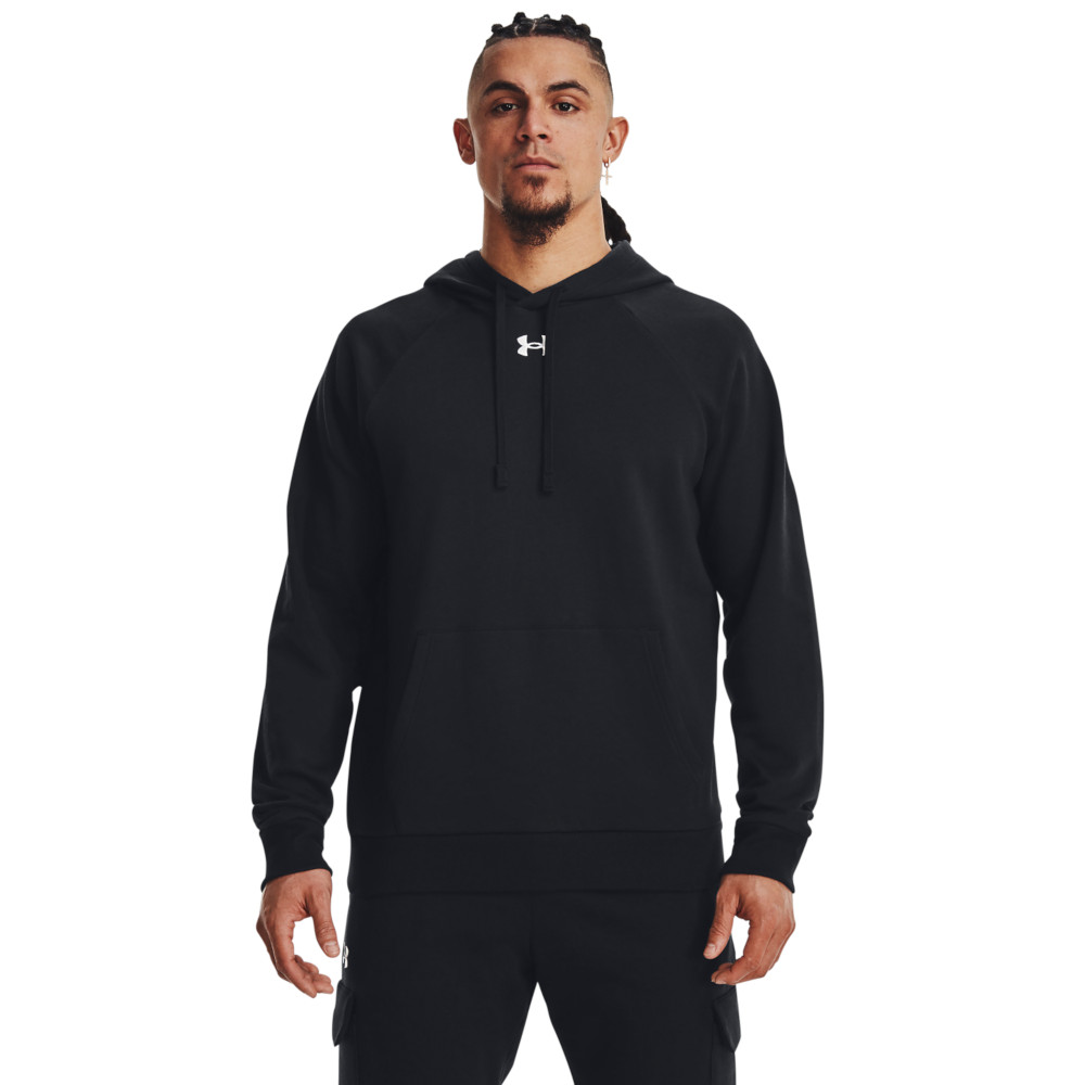 Under Armour Mens Rival Cotton Blend Fleece Logo Hoodie M - Chest 38-40’ (96.5-101.5cm)