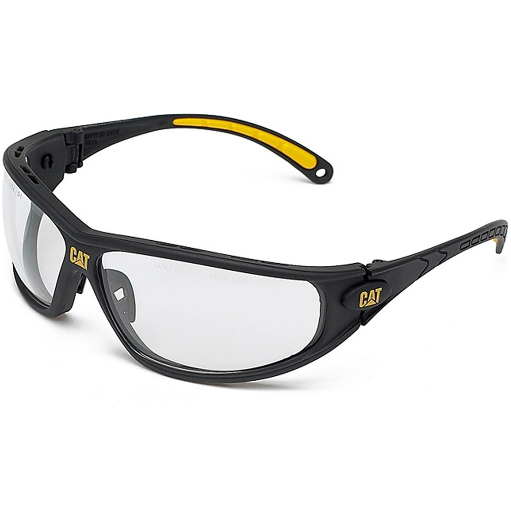 Caterpillar Mens Dozer Protective Workwear Safety Glasses White