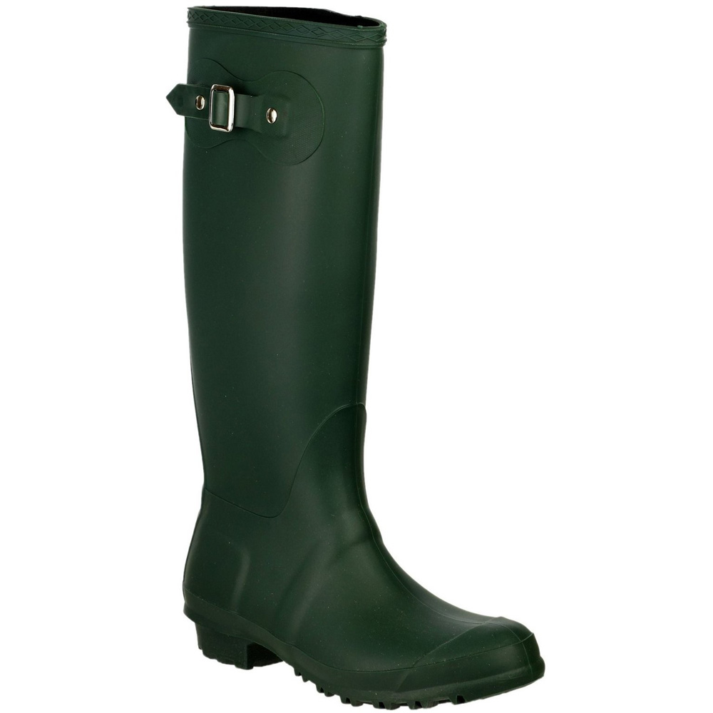 Product image of Cotswold Ladies Sandringham Buckled Welly Wellington Boot Green
