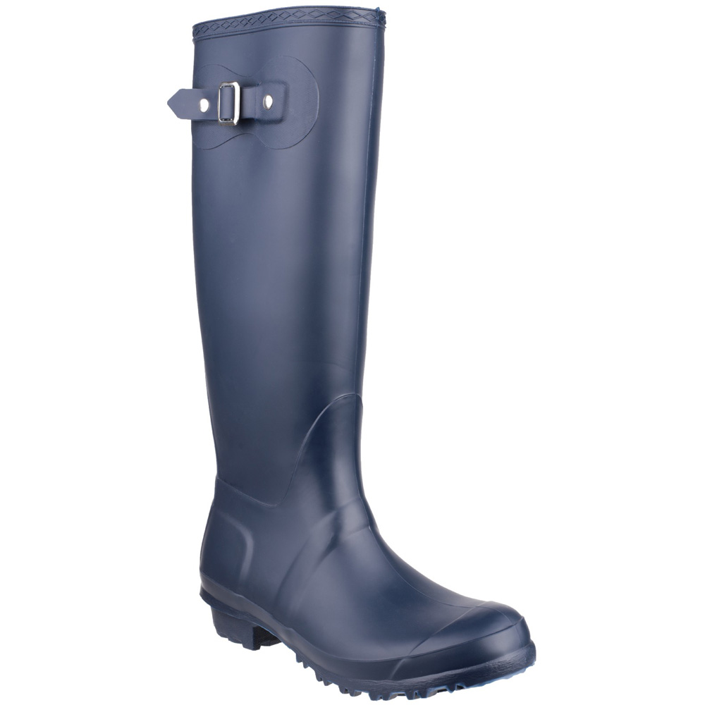 Product image of Cotswold Ladies Sandringham Buckled Welly Wellington Boot Navy