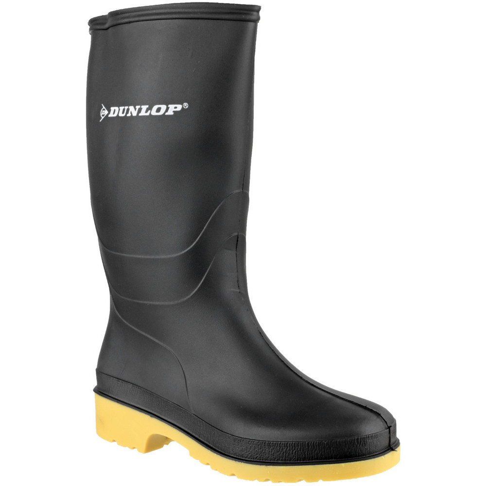 Dunlop Boys Classic Dull Waterproof PVC Welly Wellington Boots UK Size 2 (EU 34)