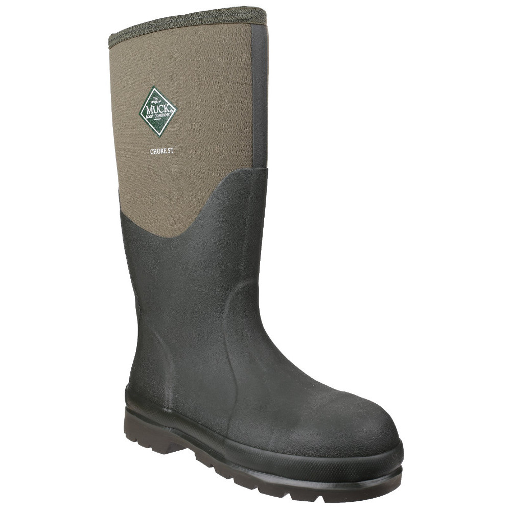 Muck Boots Mens Chore Classic Steel Toe & Mid Wellington Safety Boot UK Size 13 (EU 48, US 14)