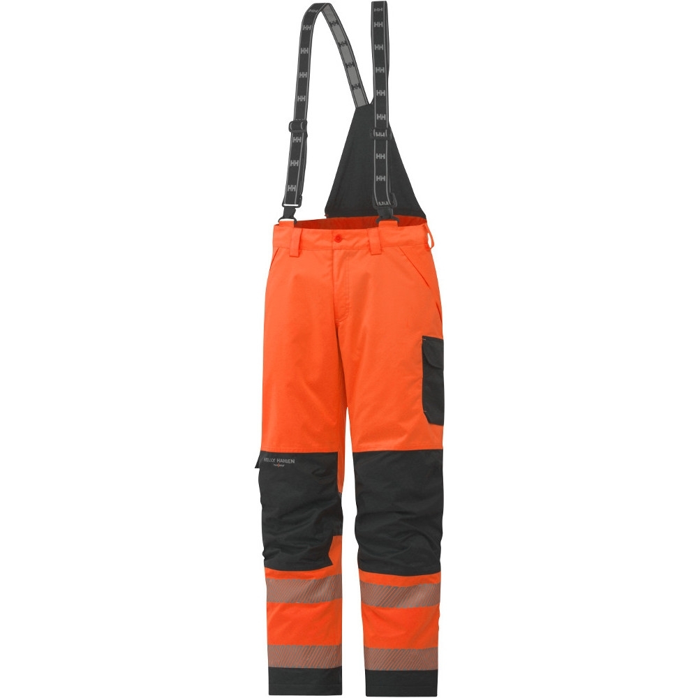 Helly Hansen Mens York Insulated CL 2 Hi Vis Trouser Dungarees M - Waist 34.5’, Inside Leg 32.5’