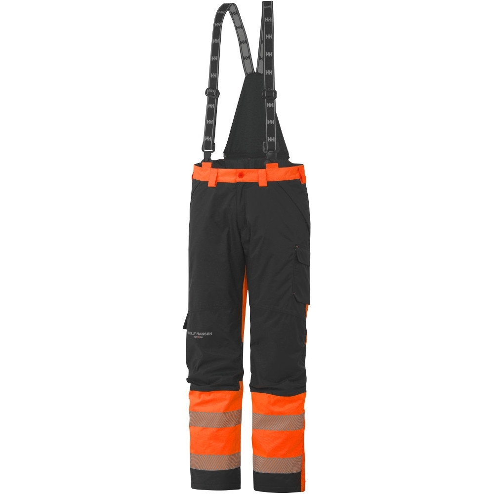 Helly Hansen Mens York Insulated CL 1 Hi Vis Work Trouser Dungarees M - Waist 34.5’, Inside Leg 32.5’