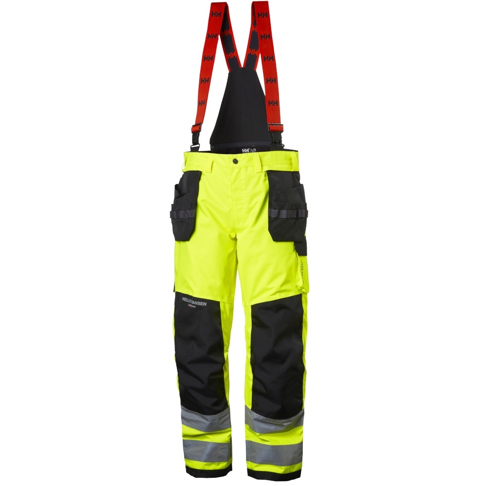 Helly Hansen Mens Alna Shell Hi Vis Construction Trousers C50 - Waist 34.5’, Inside Leg 32.5’