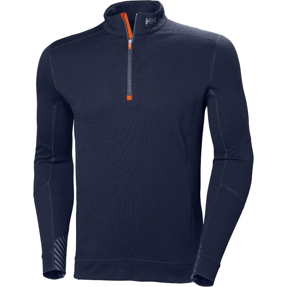 Helly Hansen Mens Lifa Merino Half Zip Workwear Base Layer XS - Chest 34.5’ (88cm)