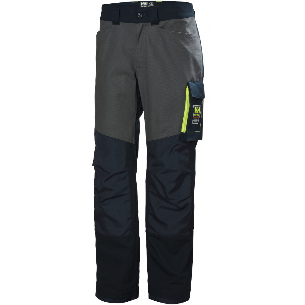 Helly Hansen Mens Aker Work Pant Durable Cordura Workwear Trousers D92 - Waist 34’, Inside Leg 29.5’