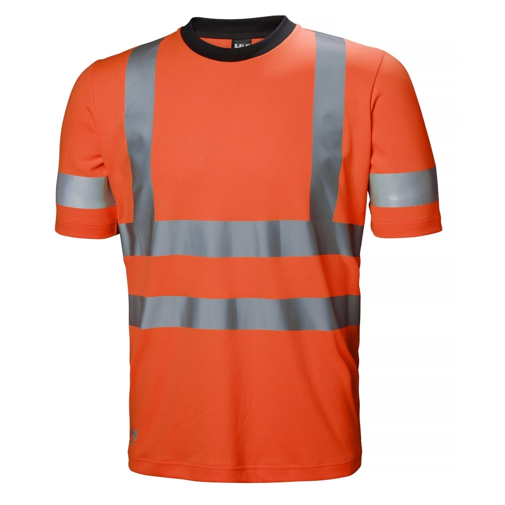 Helly Hansen Mens Addvis Polyester Hi Vis Workwear T Shirt 3XL - Chest 52’ (132cm)