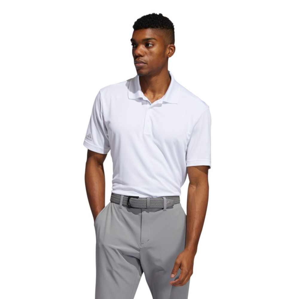 Adidas Mens Performance Lightweight Pique Golf Polo Shirt Large - Chest 40-44’