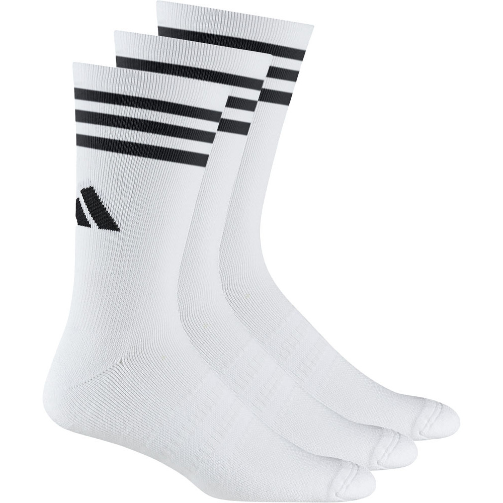Adidas Mens 3 Pack Crew Socks UK Size 6.5-8