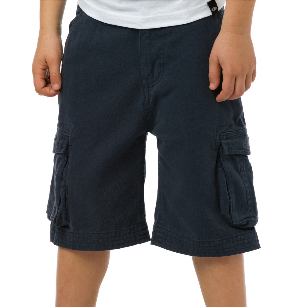 Animal Boys Antony Printed Brand Cargo Shorts CL5SG646 Navy