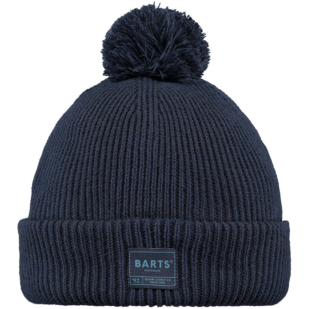 Product image of Barts Mens Arkade Turnup Durable Pom Pom Beanie Hat One Size