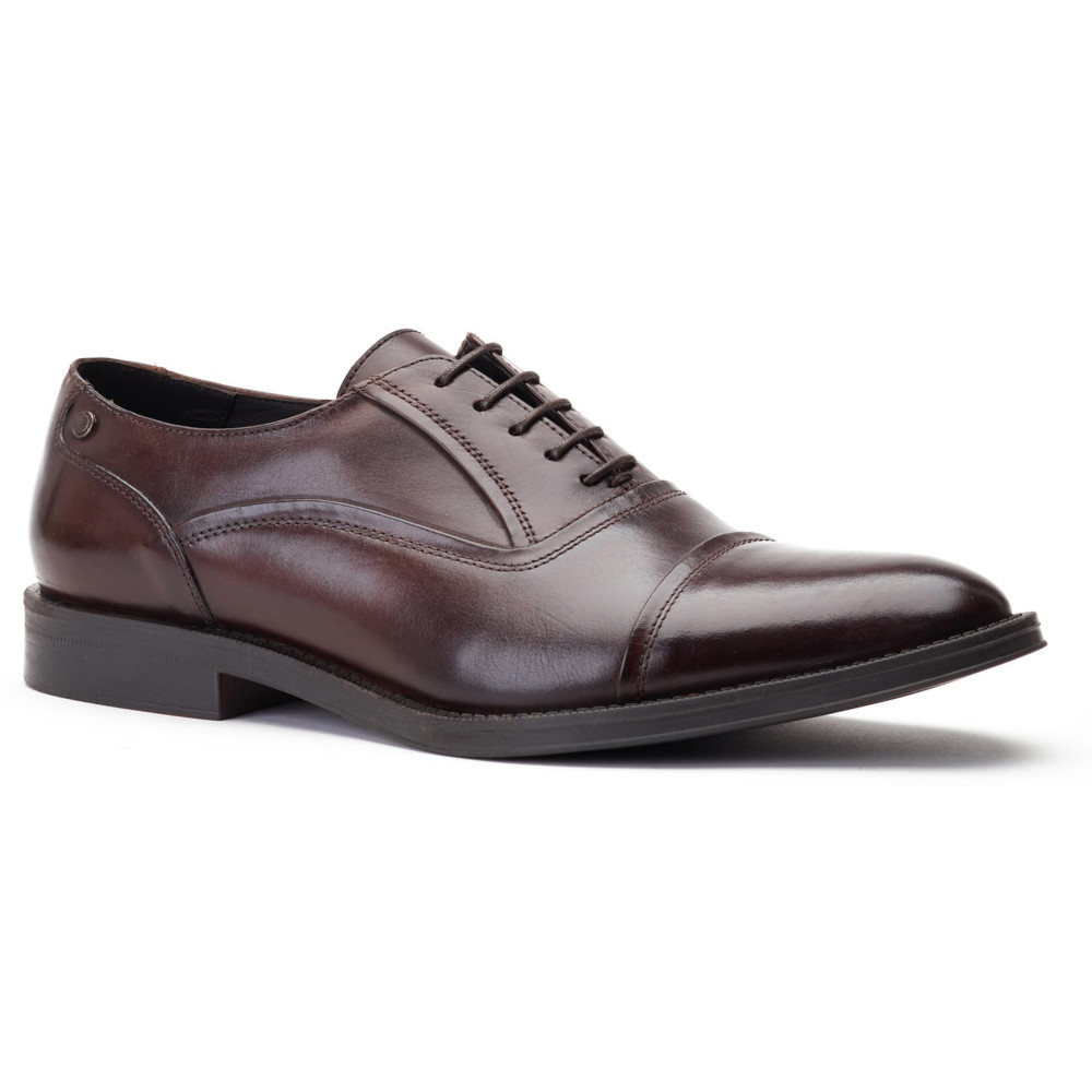 Base London Mens Wilson Waxy Cushioned Leather Shoes UK Size 7 (EU 41)